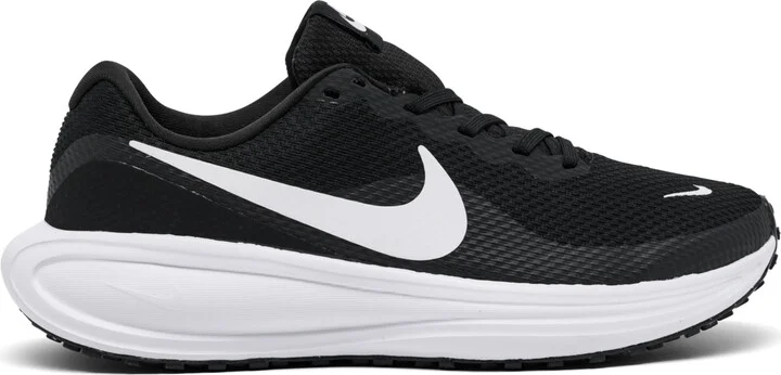 Nike Women's Revolution 8 Running Sneakers from Finish Line - Black, White - Image 2