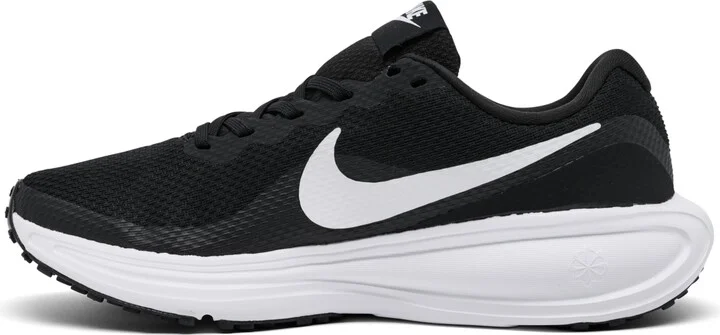 Nike Women's Revolution 8 Running Sneakers from Finish Line - Black, White - Image 3