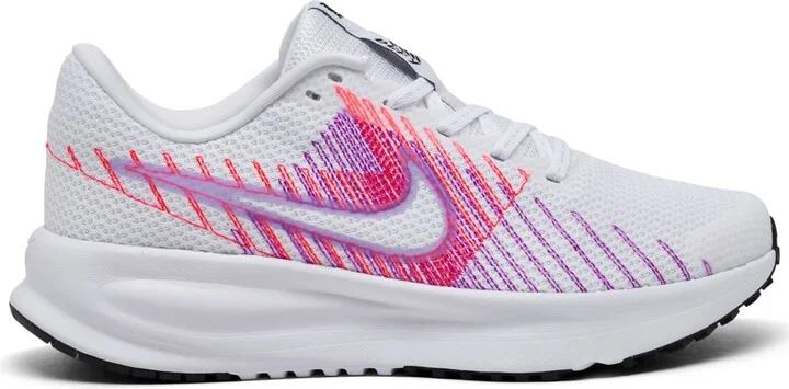 Nike Women's Run Defy All Day Running Sneakers from Finish Line - White, Hydrangeas - Image 2