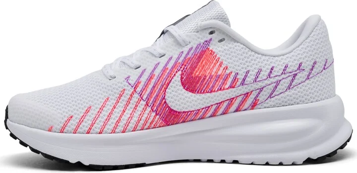 Nike Women's Run Defy All Day Running Sneakers from Finish Line - White, Hydrangeas - Image 3