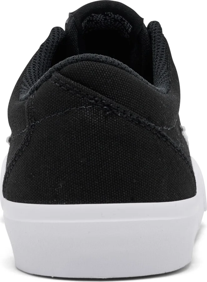 Nike Women's Sb Charge Canvas Casual Skate Sneakers from Finish Line - Black, White - Image 4