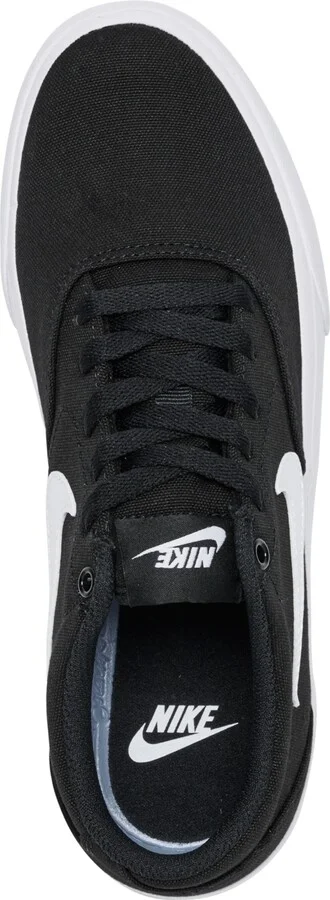 Nike Women's Sb Charge Canvas Casual Skate Sneakers from Finish Line - Black, White - Image 5