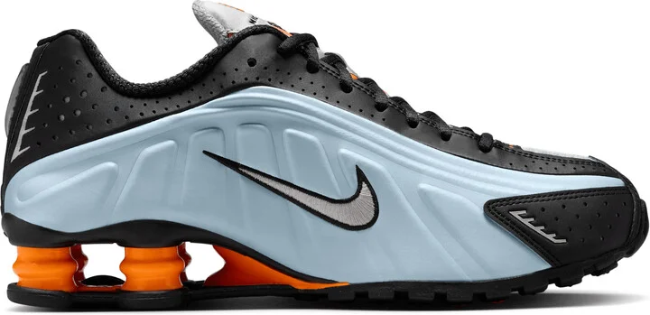 Nike Women's Shox R4 Shoes in Blue | AR3565-401 - Image 3