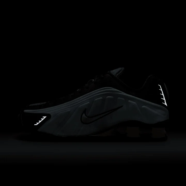 Nike Women's Shox R4 Shoes in Blue | AR3565-401 - Image 11
