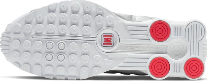 Nike Women's Shox R4 Shoes in White | AR3565-101 - Image 2