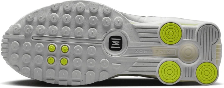 Nike Women's Shox R4 Shoes in White | AR3565-102 - Image 2