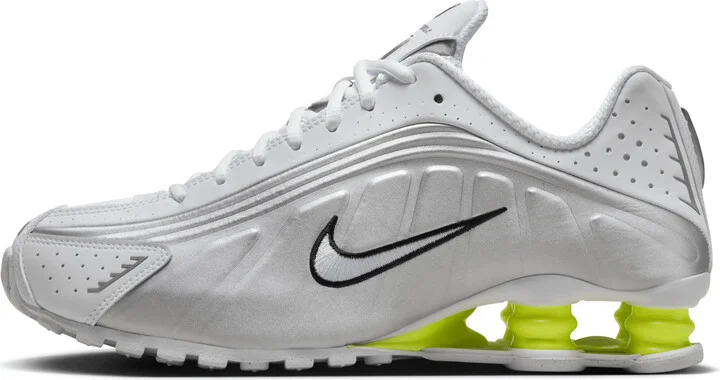 Nike Women's Shox R4 Shoes in White | AR3565-102