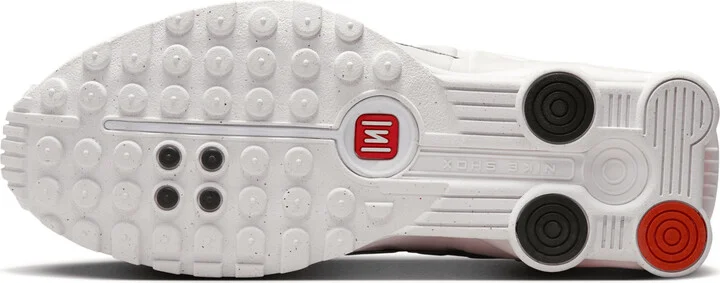 Nike Women's Shox R4 Shoes in White | AR3565-103 - Image 2