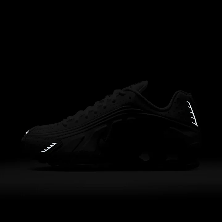 Nike Women's Shox R4 Shoes in White | AR3565-103 - Image 11