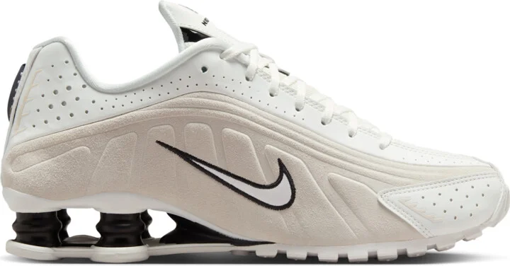 Nike Women's Shox R4 Shoes in White | HQ7739-100 - Image 3