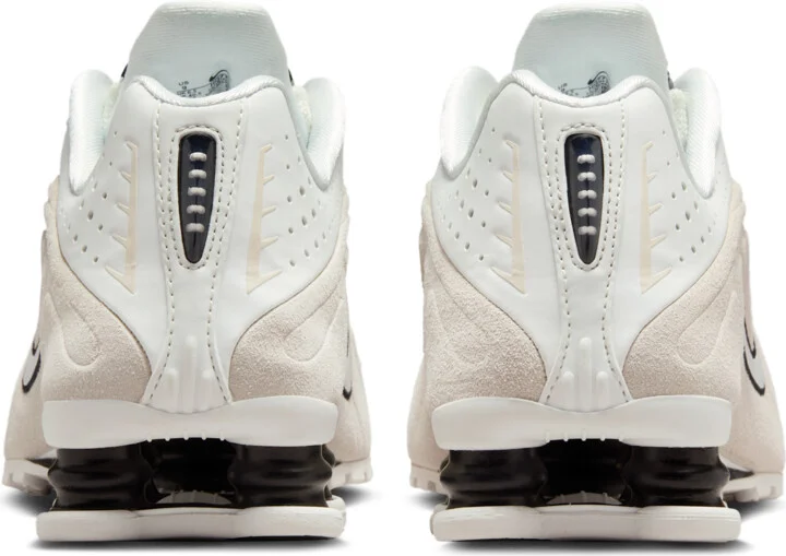 Nike Women's Shox R4 Shoes in White | HQ7739-100 - Image 6