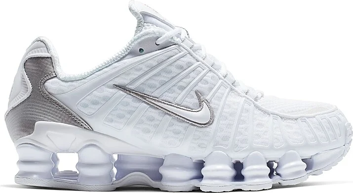 White/White Metallic Silver