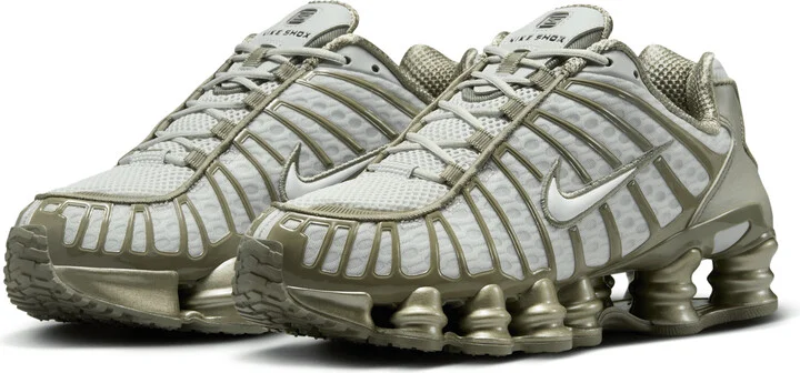 Nike Women's Shox TL Shoes in Grey | AR3566-006 - Image 5