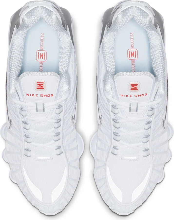 Nike Women's Shox TL Shoes in White | AR3566-100 - Image 4