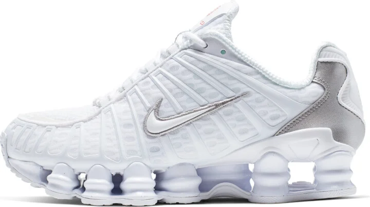 Nike Women's Shox TL Shoes in White | AR3566-100