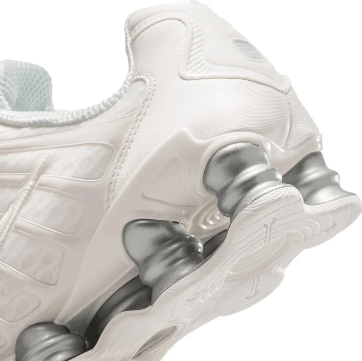 Nike Women's Shox TL Shoes in White | AR3566-103 - Image 8