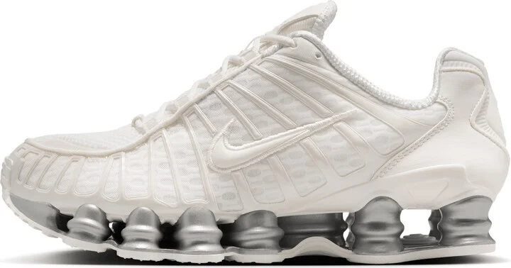 Nike Women's Shox TL Shoes in White | AR3566-103