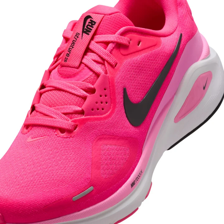 Nike Women's Structure 26 Road Running Shoes in Pink | HJ1101-601 - Image 7