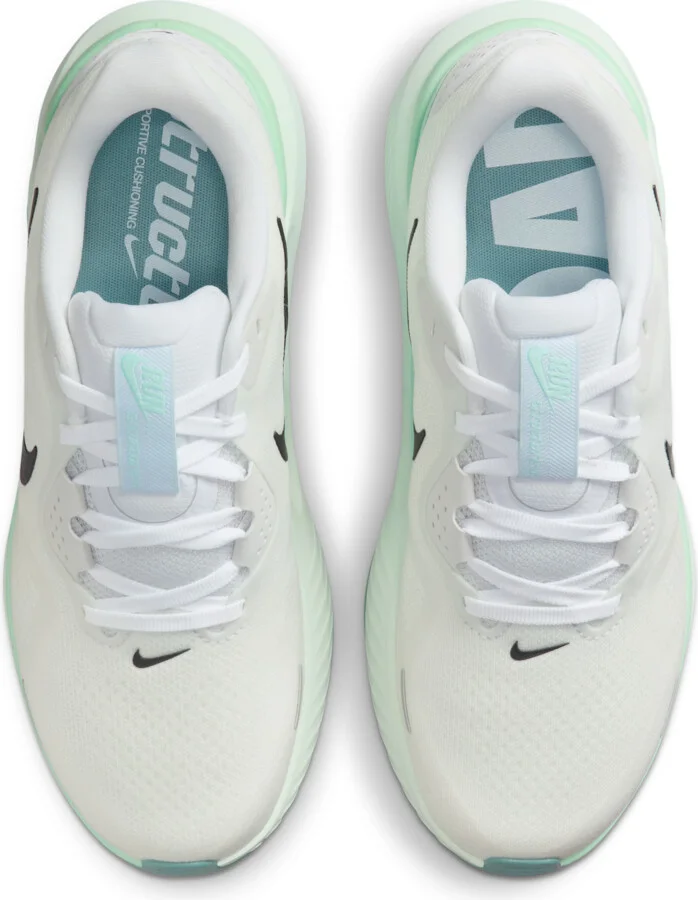 Nike Women's Structure 26 Road Running Shoes in White | HJ1101-100 - Image 4