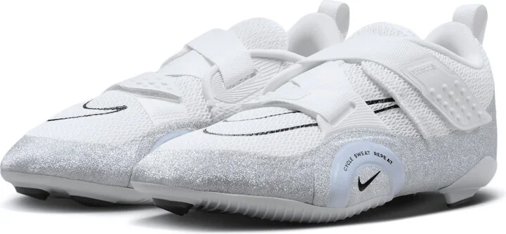 Nike Women's SuperRep Cycle 2 NN Premium Cycling Shoes with Metallic Accents in White | FZ2117-100 - Image 5