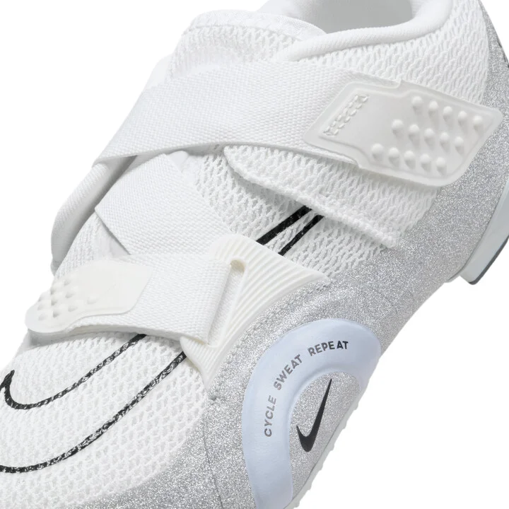 Nike Women's SuperRep Cycle 2 NN Premium Cycling Shoes with Metallic Accents in White | FZ2117-100 - Image 7