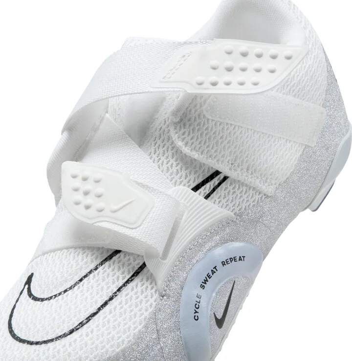 Nike Women's SuperRep Cycle 2 NN Premium Cycling Shoes with Metallic Accents in White | FZ2117-100 - Image 9
