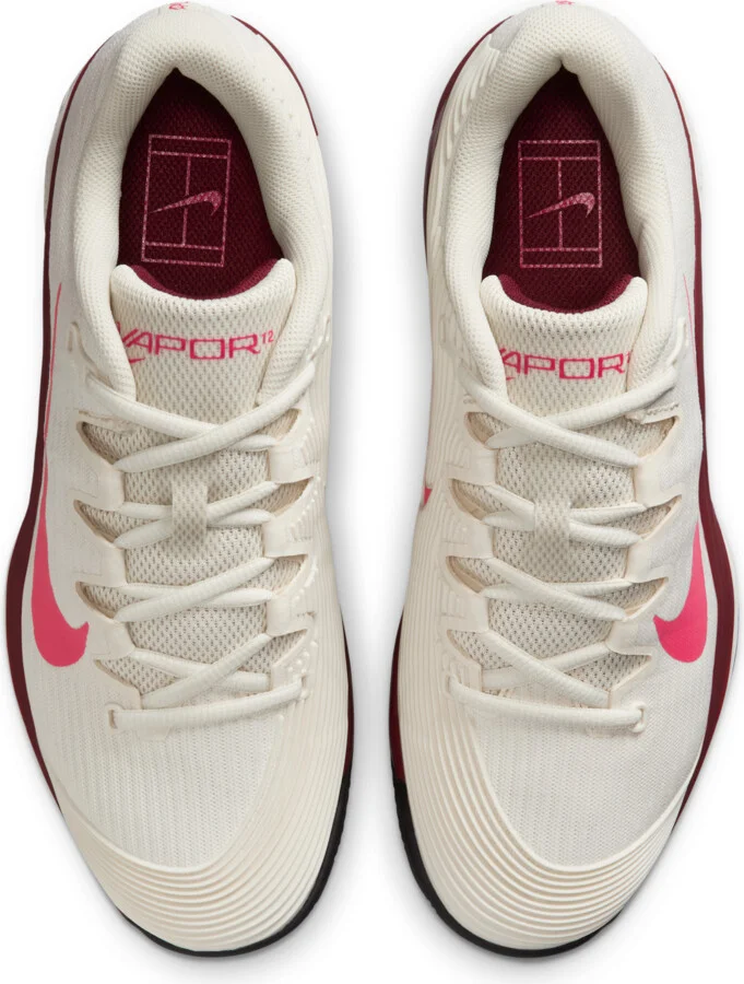 Nike Women's Vapor 12 Clay Court Tennis Shoes in Brown | HQ6027-104 - Image 4