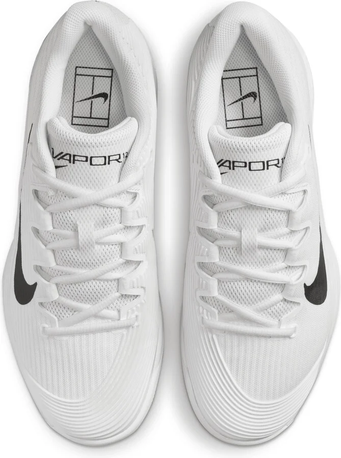 Nike Women's Vapor 12 Hard Court Tennis Shoes in White | FV5554-100 - Image 4