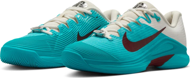 Nike Women's Vapor 12 Premium Hard Court Tennis Shoes in Green | HJ6650-300 - Image 5
