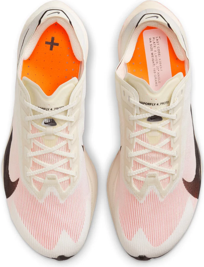 Nike Women's Vaporfly 4 Proto Road Racing Shoes in White | HF6411-100 - Image 4