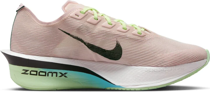 Nike Women's Vaporfly 4 Road Racing Shoes in Pink | IH6277-602 - Image 3