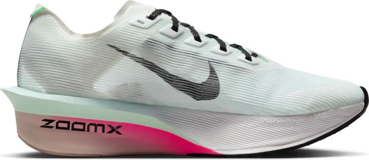 Nike Women's Vaporfly 4 Road Racing Shoes in White | HF6412-101 - Image 3