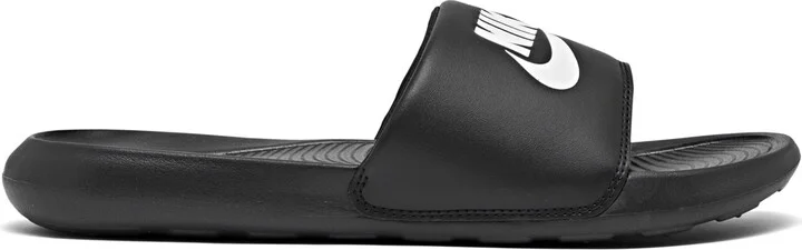 Nike Women's Victori One Slide Sandals from Finish Line - Black, White - Image 2
