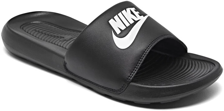Nike Women's Victori One Slide Sandals from Finish Line - Black, White