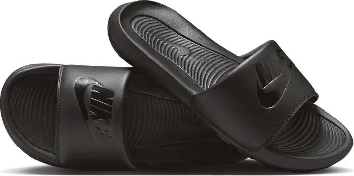 Nike Women's Victori One Slides in Black | CN9677-004