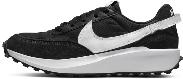 Nike Women's Waffle Debut Shoes in Black | DH9523-002