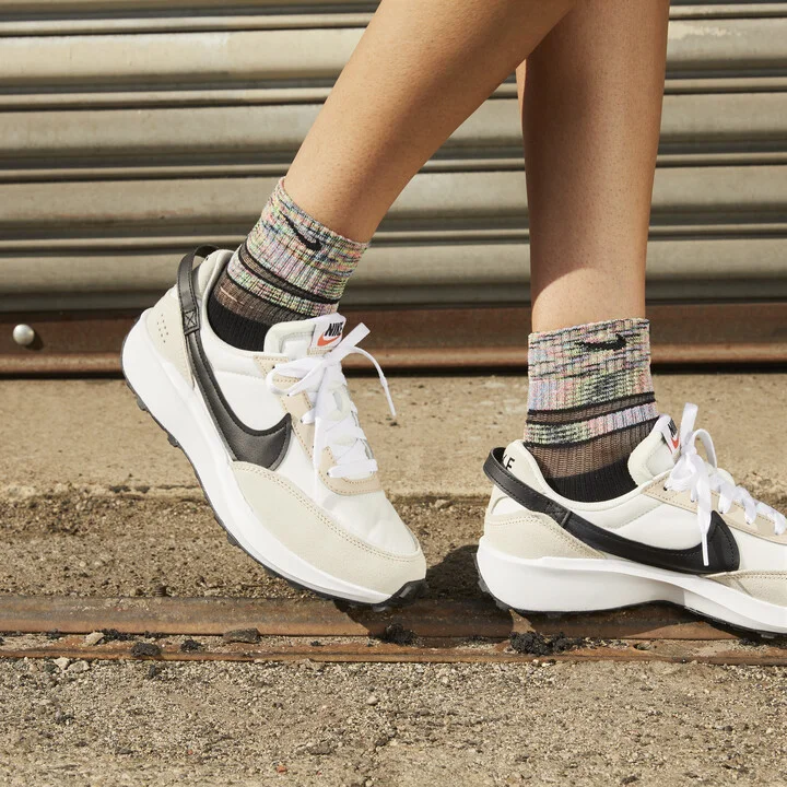 Nike Women's Waffle Debut Shoes in Brown | DH9523-102 - Image 2