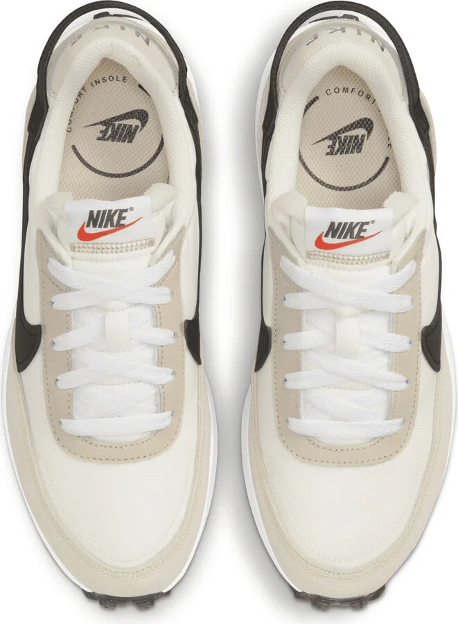 Nike Women's Waffle Debut Shoes in Brown | DH9523-102 - Image 5
