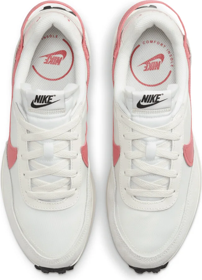 Nike Women's Waffle Debut Shoes in White | DH9523-108 - Image 4