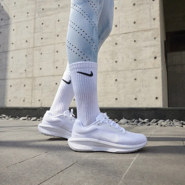 Nike Women's Winflo 11 Road Running Shoes in White | FJ9510-100 - Image 2