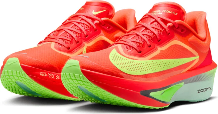 Nike Women's Zoom Fly 6 Road Racing Shoes in Red | FN8455-601 - Image 5