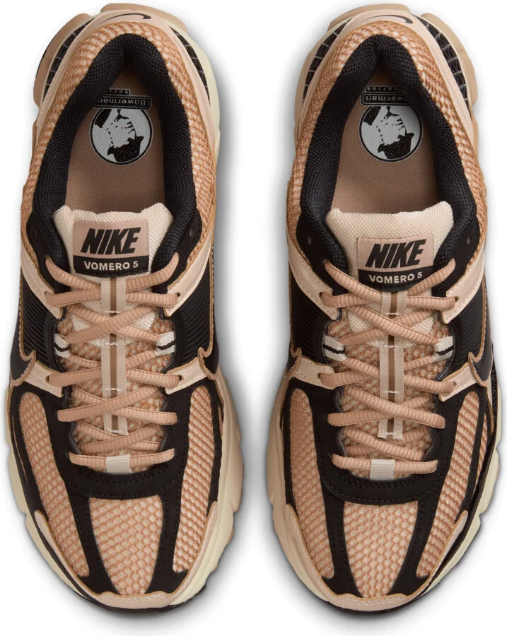 Nike Women's Zoom Vomero 5 Shoes in Brown | FJ2028-106 - Image 4