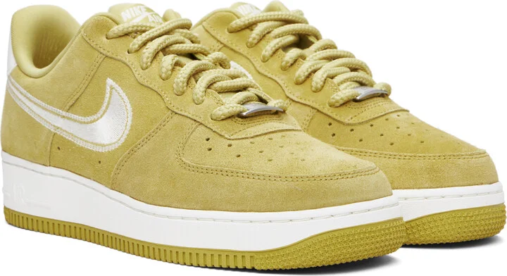 Nike Yellow Air Force 1 '07 LV8 Sneakers - Image 4