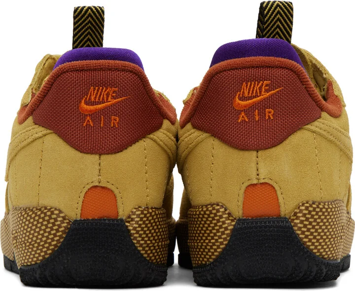 Nike Yellow Air Force 1 Wild Sneakers - Image 2