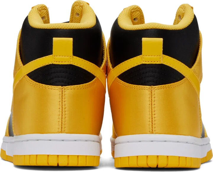 Nike Yellow & Black Dunk High Sneakers - Image 2