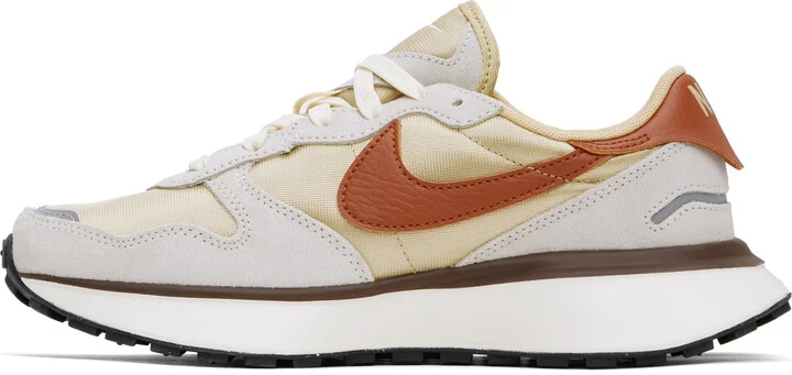Nike Yellow & Gray Phoenix Waffle Sneakers - Image 3