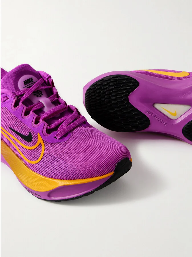 Nike - Zoom Fly 5 Rubber-trimmed Mesh Sneakers - Purple - Image 4