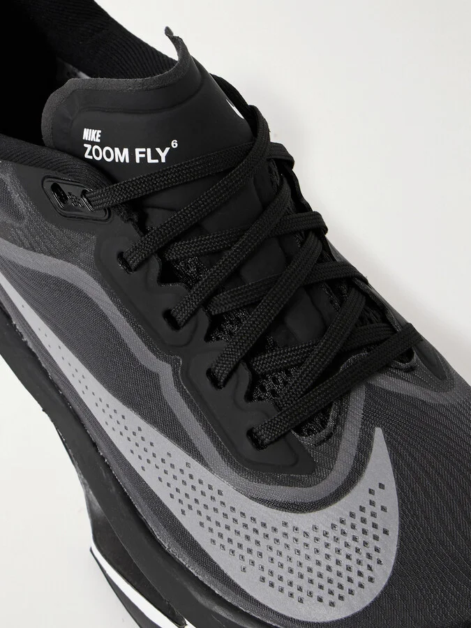 Nike - Zoom Fly 6 Mesh Sneakers - Black - Image 4