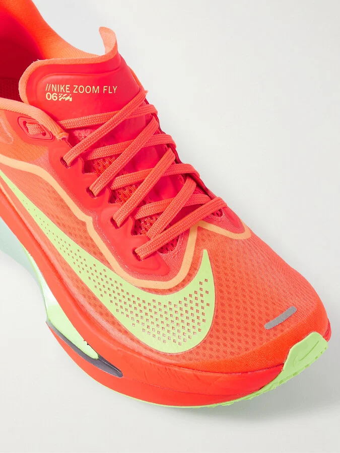 Nike - Zoom Fly 6 Mesh Sneakers - Red - Image 4