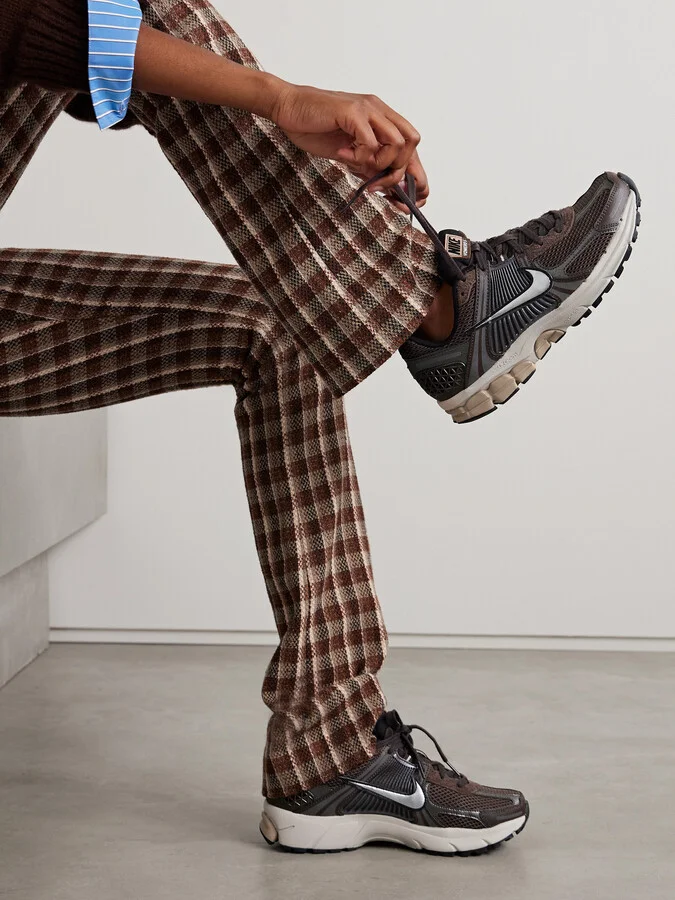 Nike - Zoom Vomero 5 Leather And Suede-trimmed Mesh Sneakers - Brown - Image 2